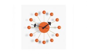 Designklassiker Ball Clock von George Nelson, Vitra, Uhr, Sunburst, Wand, Büro, Wohnzimmer, flur, Design Interior Interirordesign, Innenarchitektur, bunt, schlicht, modern, klassisch