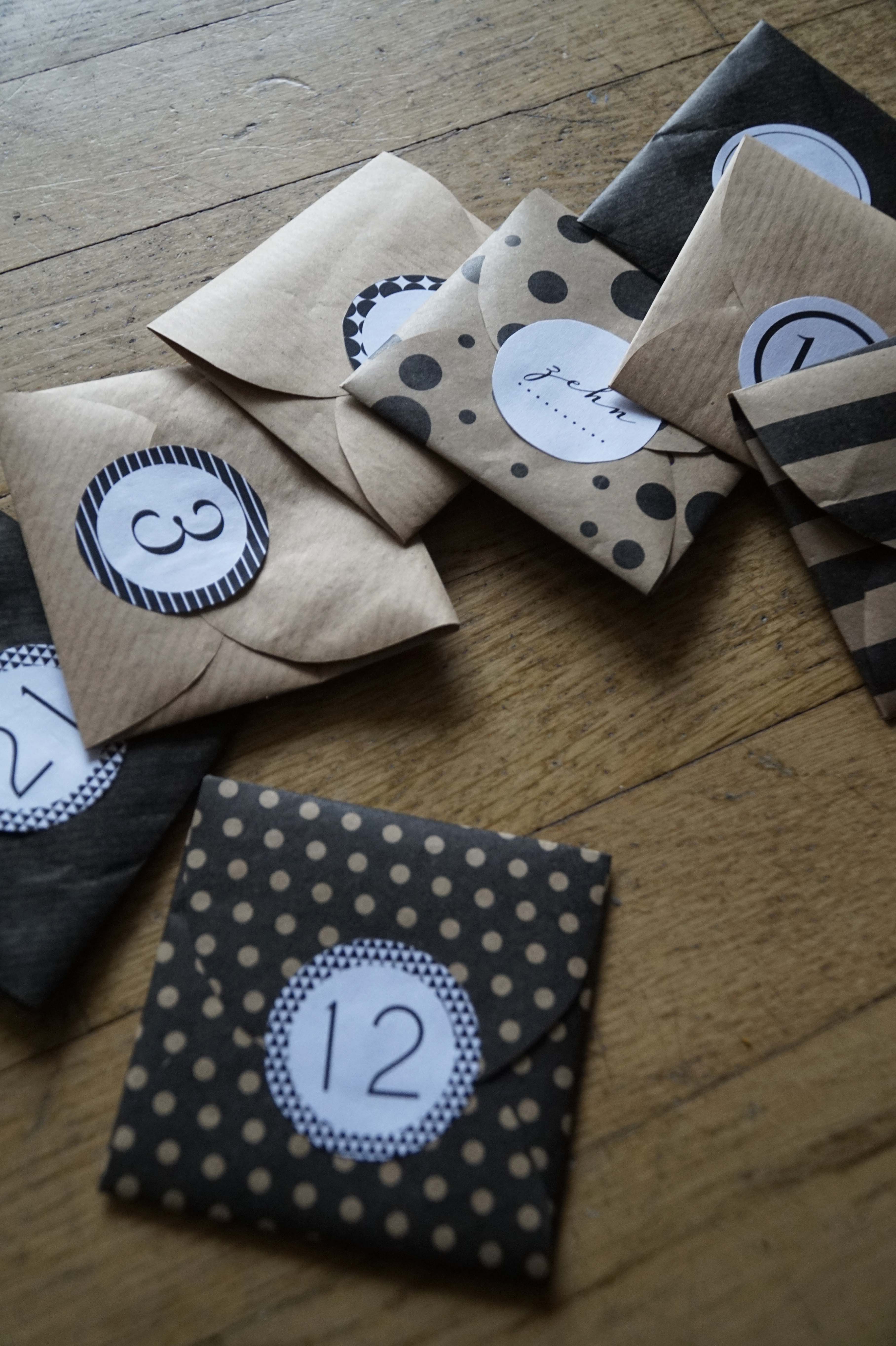 DIY Gutschein Adventskalender Der Schlüssel zum Glück